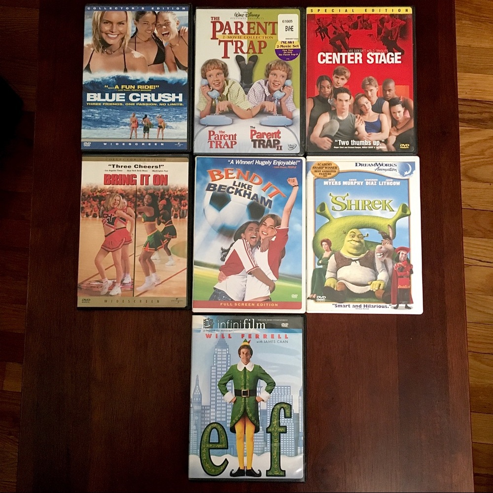 Lot of Kids/YA DVDs -Parent Trap, Bring it On